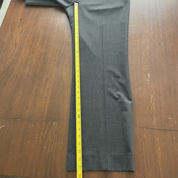 Lafayette 148 Menswear Pants Lot Of 2 Women's 12 Black Grey Wool Trouser Career - Picture 8 of 16